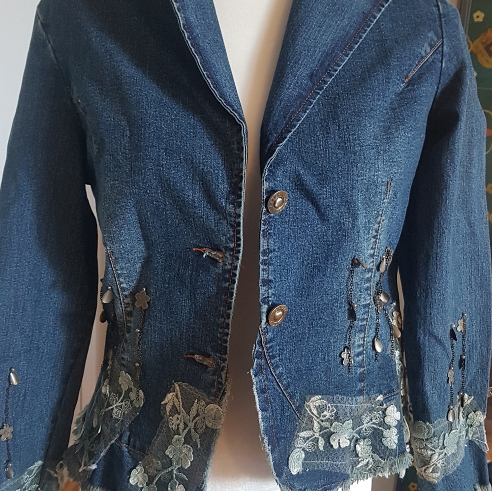 Uniquely designed  denim jacket